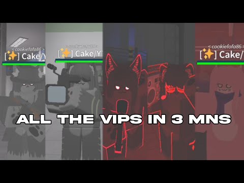 ALL THE VIPS IN 3 MINS //AND THE COMMANDS //KAIJU PARADISE ROBLOX