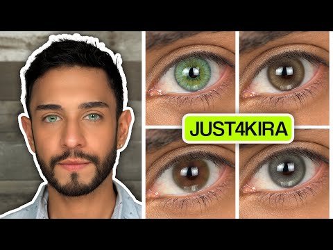 BEAUTIFUL Contact Lenses!! | JUST4KIRA REVIEW 😍✨