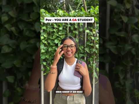 POV:- You Are CA Student #youtubeshorts #shortvideo #ca #cma #cs