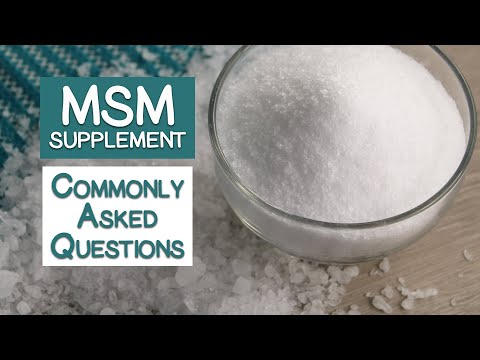 MSM Supplement, Commonly Asked Questions | Methylsulfonylmethane