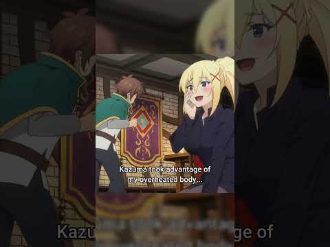 Darkness's overheated body | KONOSUBA 3 #anime #animeedit