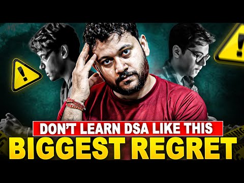 DON'T DO THIS While Learning DSA | How  To Learn DSA | Data Structures Algorithms | Genie Ashwani