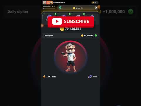 Hamster Kombat Daily Cipher Kaise Khele » Aj ka Daily Cipher kya hai #dailycipher #dailyciphertoday