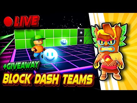 🔴 Block Dash Teams LIVE🔥| EU Server🌍 | Stumble Guys🥊| #stumbleguys #blockdash