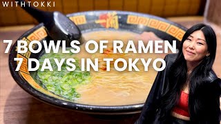 TOP 7 RAMEN in TOKYO, JAPAN