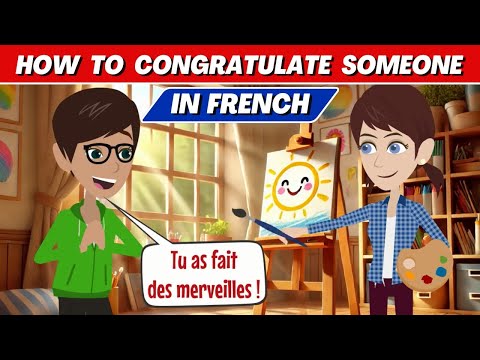 How to Congratulate Someone in French | French Speaking and Listening Practice