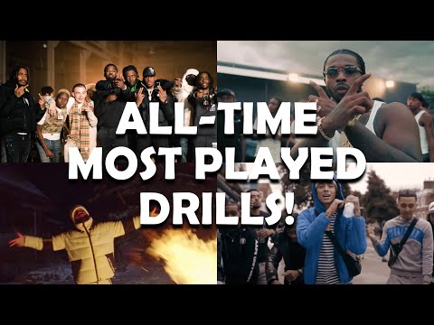 Most Played DRILL Songs Of All Time💀 (2023 Update)