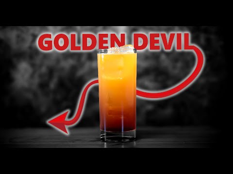 How To Make The Perfect Golden Devil Cocktail | Booze On The Rocks