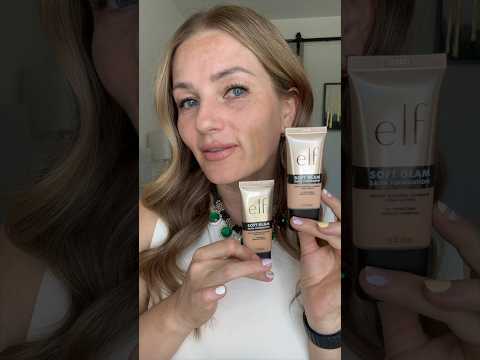 E.L.F. SOFT GLAM SATIN FOUNDATION REVIEW #elf #makeupreview #foundation