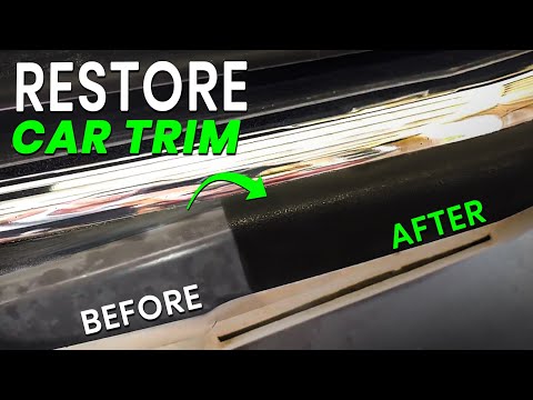 How To Restore Your Cars Trim | BEST Method!