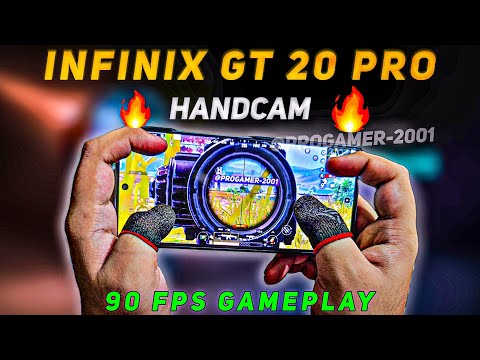 INFINIX GT 20 PRO 90 FPS HANDCAM PUBG / BGMI TEST 🔥 | BEST GAMING PHONE #infinixgt20pro #infinix