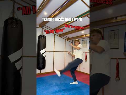 “Karate kicks don’t work”