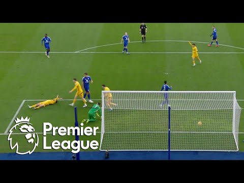 Goncalo Guedes' half-volley puts Wolves in front of Leicester City | Premier League | NBC Sports