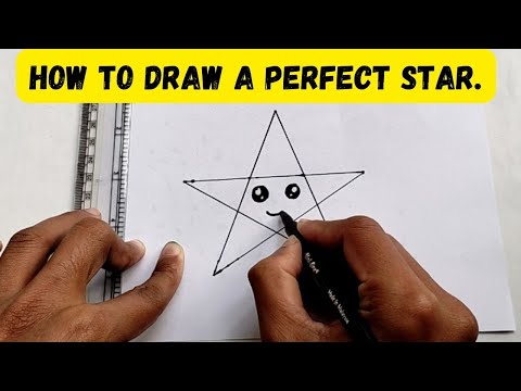 How to draw a perfect star