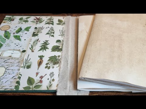 Creating Hardback Botanical Journals - 3 Ways