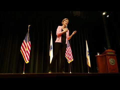 Senator Elizabeth Warren's town hall at FSU in Fitchburg, August 9, 2018