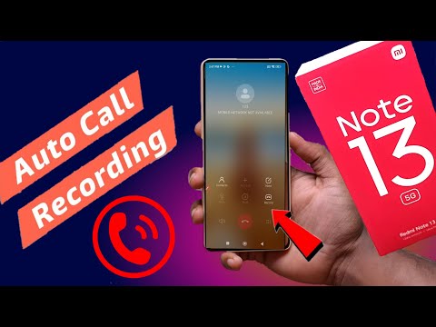 Redmi Note 13 5g me Automatic Call Record Kaise Kare | How to Set Auto Call Record in Redmi Note 13