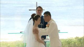 Chi&Ling's wedding in Okinawa(Aquagrace Chapel)艾葵雅教堂