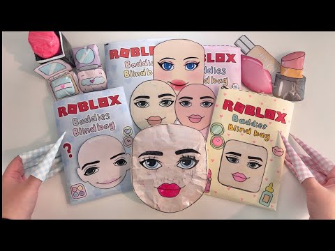 [☁️Paper diy☁️] Roblox 로블록스 Skincare Baddies Blindbag 🔇no music Compilation✨ASMR💗Satisfying🌟