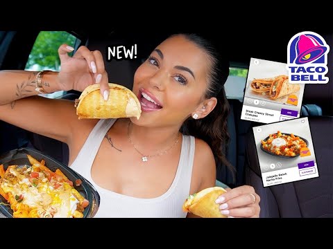 Trying Taco Bell's NEW Menu Items!🌮: Are They Worth the Hype?