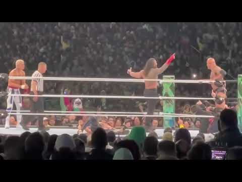 Cody Rhodes & Seth Rollins vs The Rock & Roman Reigns - WWE Wrestlemania XL