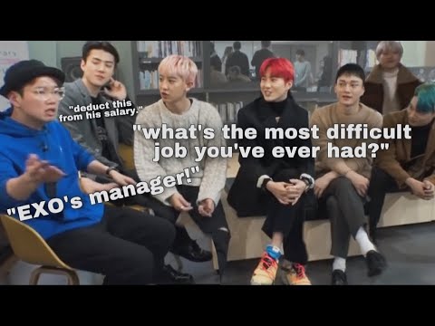 EXO 's manager has the most difficult job in the world