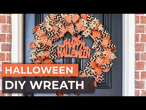 Fall Ribbon Wreath DIY | High-End Dupe