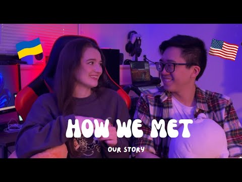 eng sub [amwf] How we met. LDR and how we ended up living together. Our story | International couple