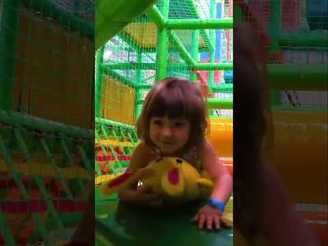 Baby Bianca & Toy Rabbit Lucky at the Kids' Center 🛝#activitiesforkids #funforkids #toys