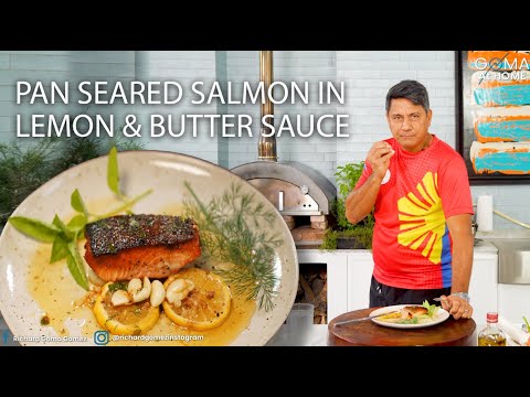 Goma At Home: Pan Seared Salmon in Lemon Butter and Garlic Sauce