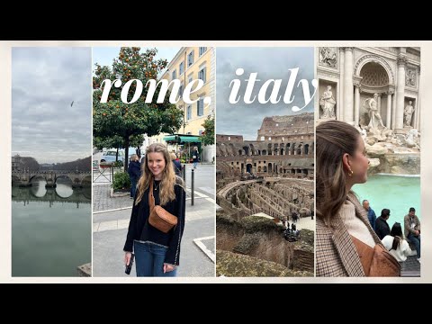 ROME VLOG: colosseum, trevi fountain, spa day, INCREDIBLE michelin food, pantheon, shopping + more