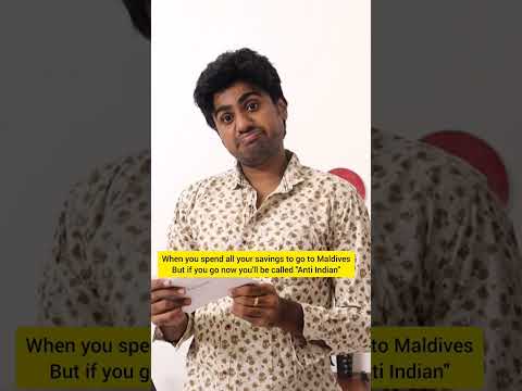 Maldives personal problem #maldives #maldivesbeach #maldivesvisit #funnyhoneymoon