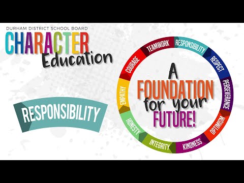 DDSB Character Traits – Responsibility