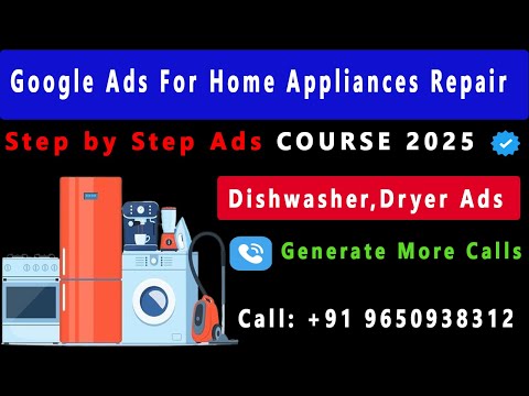 Easy Setup For Home Appliances Google ads | ads for home appliances |Dishwasher Dryer Repair Ads2025