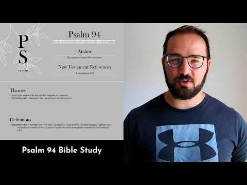 Psalm 94 Summary: 5 Minute Bible Study