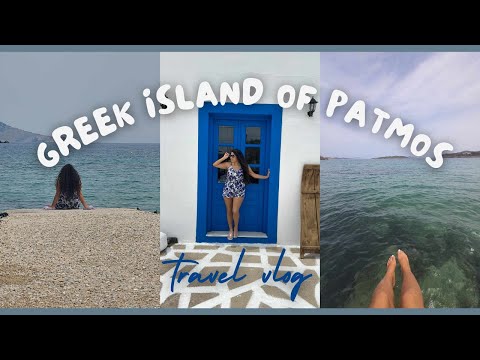 Greece Trip Day 4 Vlog 🇬🇷 The Island of Patmos ⛵️🐚 #GreekIslands #BeachDay #GreeceVlog