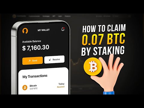 Claim 0.07 BTC by Staking in 2024 🚀 | Simple Crypto Guide