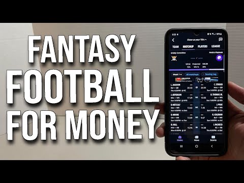 How to Play FANTASY FOOTBALL for MONEY (on Yahoo Fantasy App)