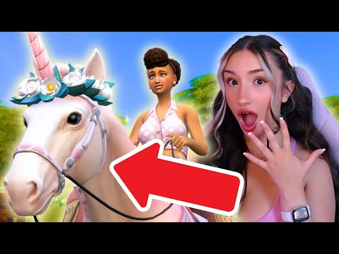 you can have horses in the sims 4?!