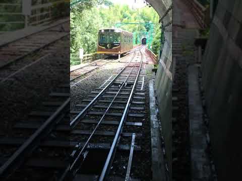 Cable car to Iwashimizu Hachimangu 石清水八幡宮ケーブル