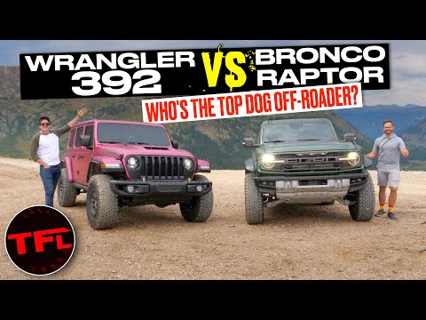 Does the V8 Jeep Wrangler 392 Kick the Ford Bronco Raptor's Butt Off-Road? Let's Settle This!