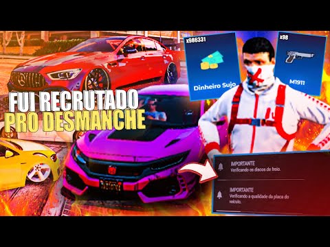 VIRANDO GERENTE DO DESMANCHE com MOD MENU no GTA RP