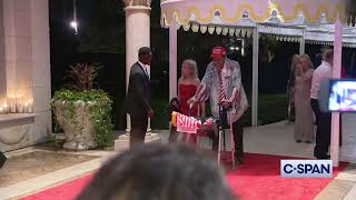 Don King arrives New Year's event Mar-a-Lago with Trump (12-31-2024)