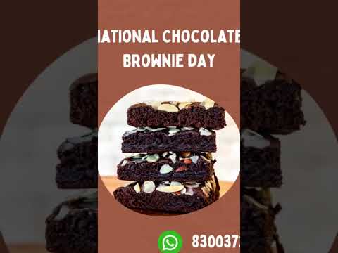 National Chocolate Brownie Day #brownie #viralshorts #viralvideo #viralpost #viralshorts #cake