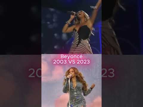 Beyoncé Voice : 2003 vs. 2023 Dangerously in Love | 20 Years of Iconic Vocals #beyonce #queenbee