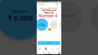 Top 5 Best Loan Application 🔥🏦 | Loan ₹500 - ₹50000 | #shorts