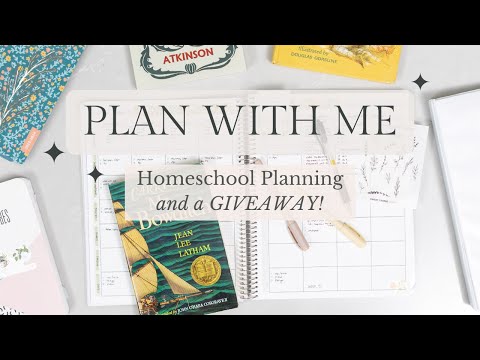 HOMESCHOOL PLAN WITH ME | ANNA VANCE PAPER CO GIVEAWAY!