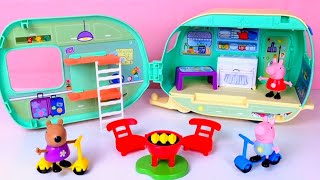 Peppa Pig Caravan Unboxing Toy Review | Satisfying Video ASMR #peppapig #unboxingtoys