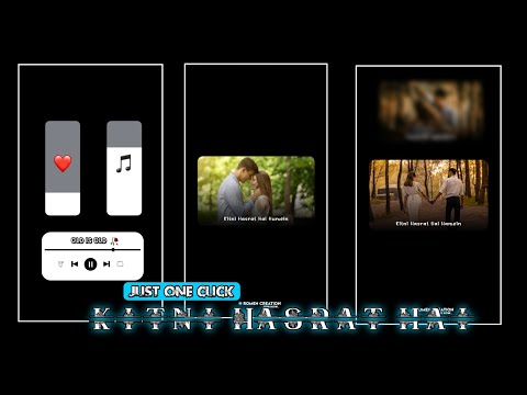 Kitni Hasrat Hai Editing Alight Motion / Old Song Lyrics Status Edit #xml