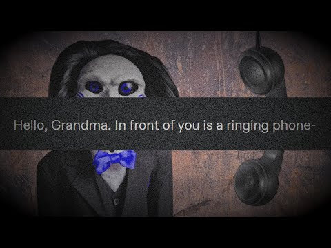 Hello, Grandma. In front of you is a ringing phone